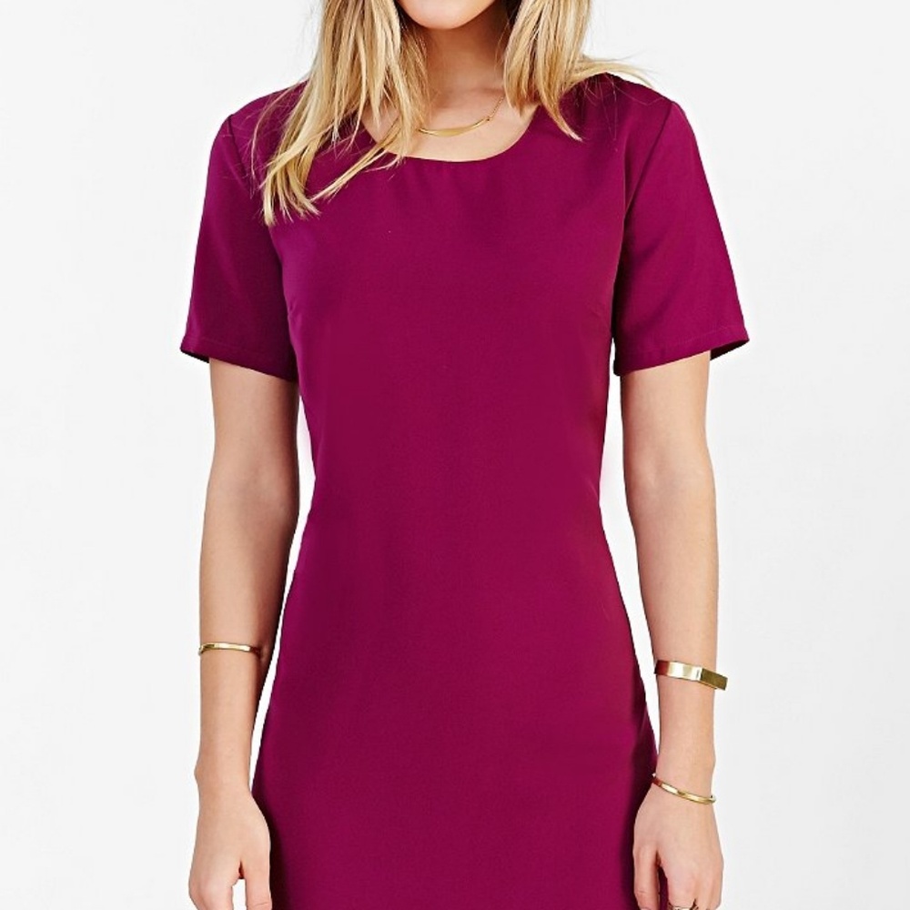 KIMCHI BLUE Fuscia A-Line T-Shirt Dress Size S